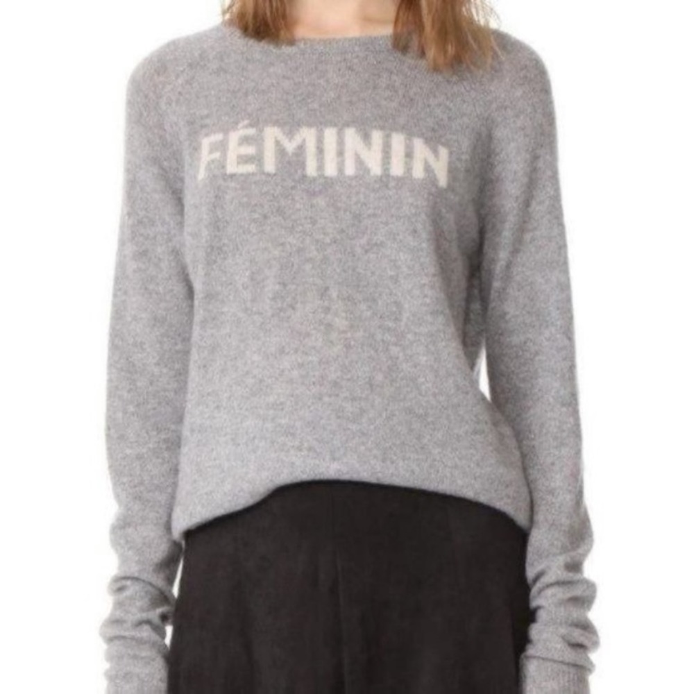 Trovata Gray Crew Neck Sweater